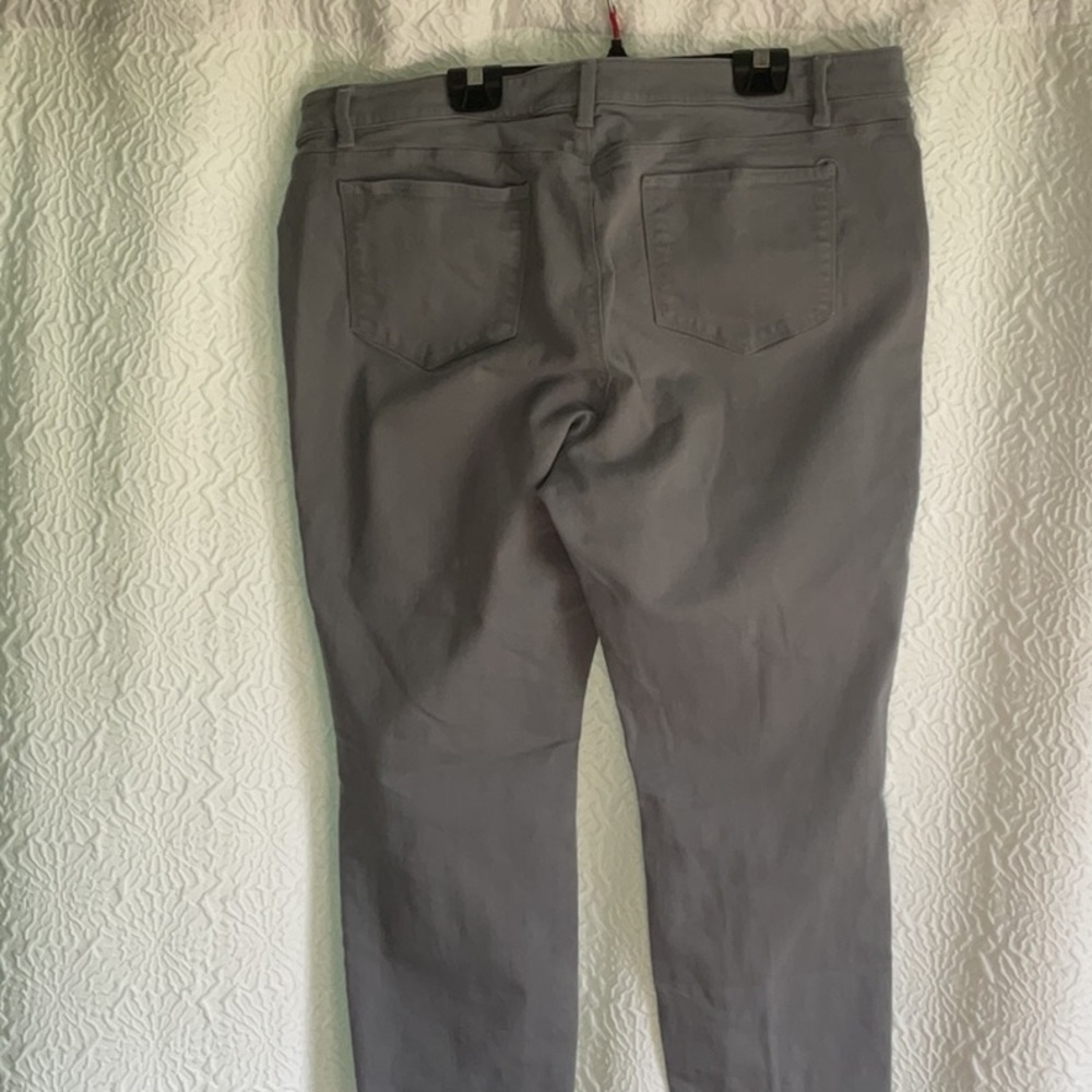 Ann Taylor Charcoal grey curvy jeans